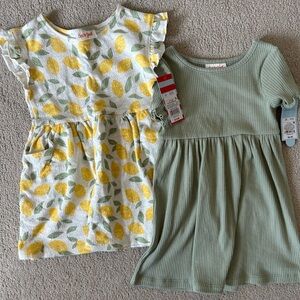 NWT Cat & Jack spring toddler girl dresses 2T